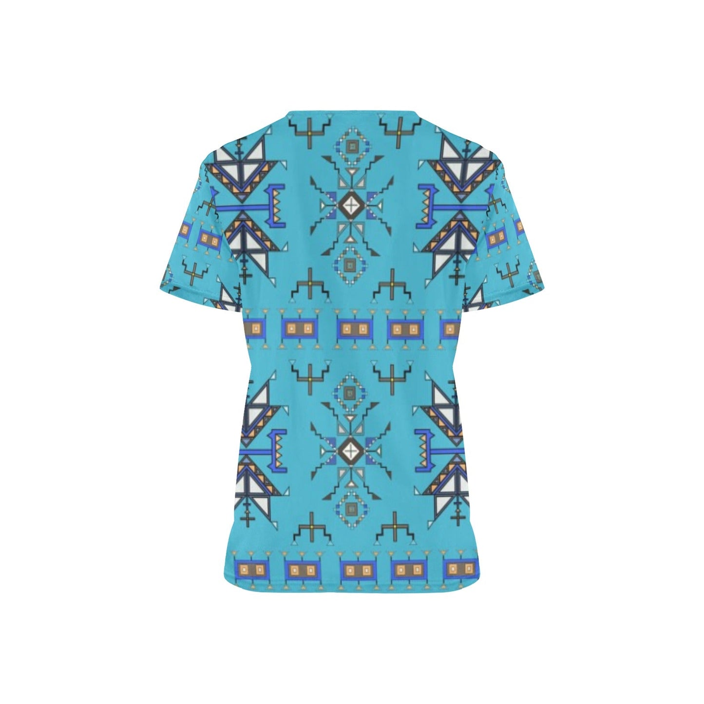 Eagle Strike Blue Scrub Top