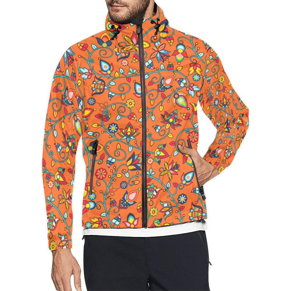 Thorny Path ECM Orange Men's Windbreaker