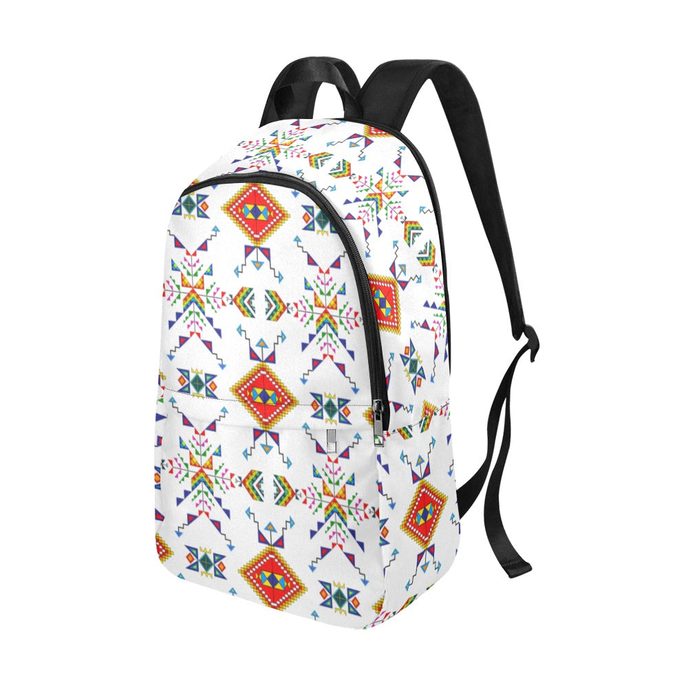 Buffalo Jump White Backpack