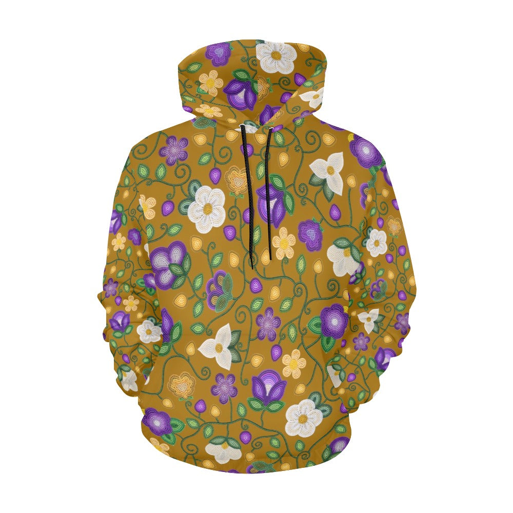 Midnight Moss Bloom Toffee Hoodie for Women