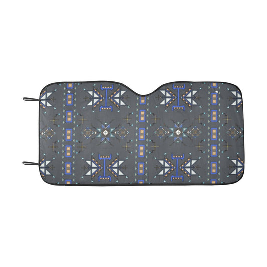 Eagle Strike Gray Car Sun Shade 55"x30"