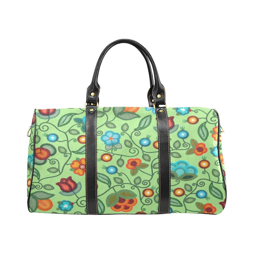 Prairie Fire Petals Sage Small Travel Bag