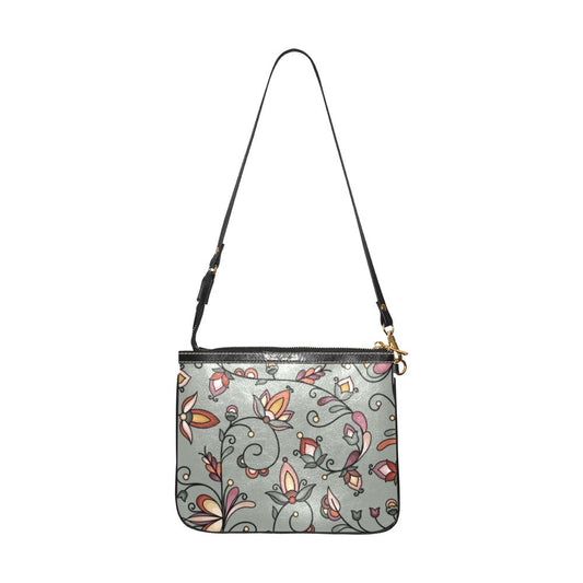 Burnt Sky Petals Green Small Shoulder Bag