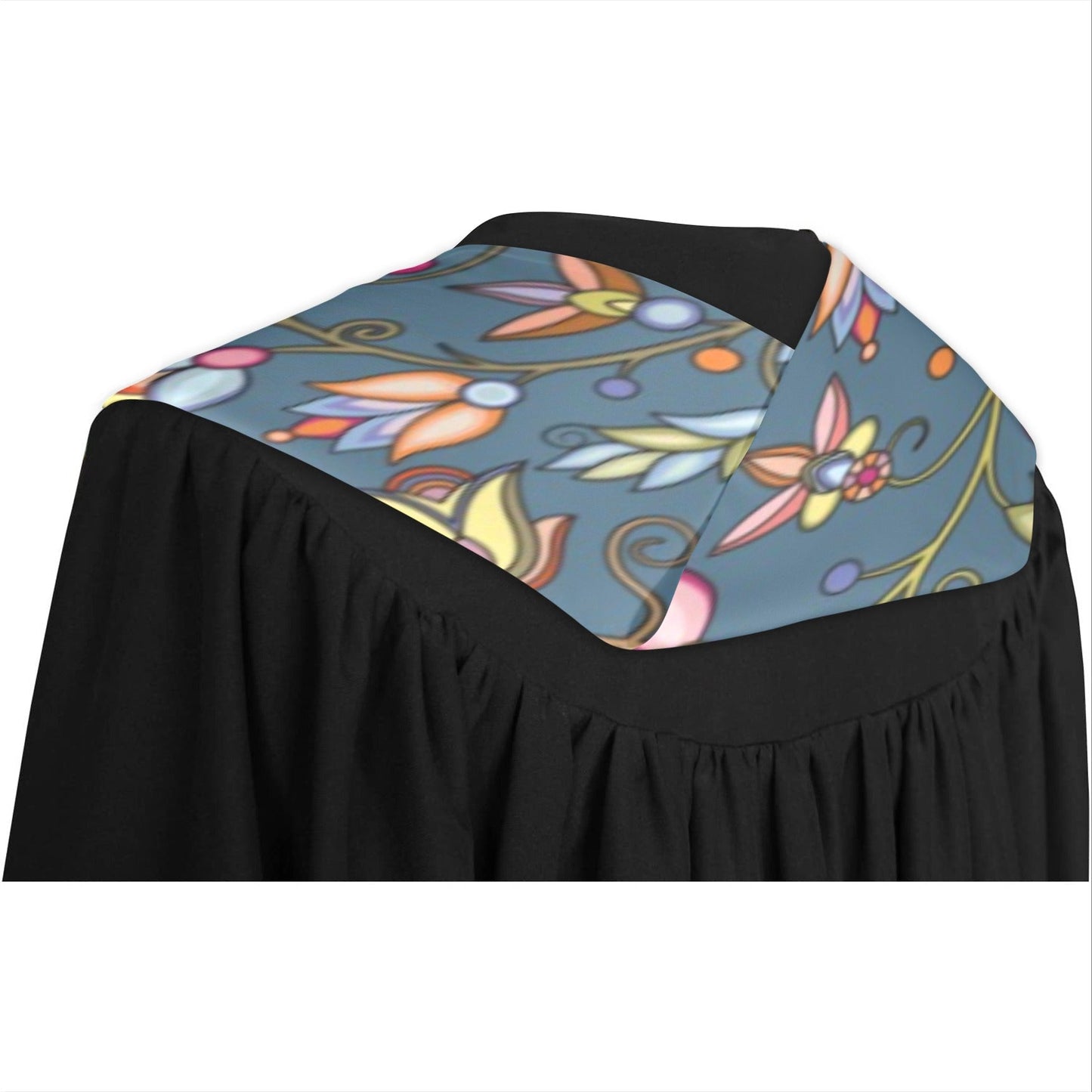 Buffalo Bloom Rainstorm Graduation Stole