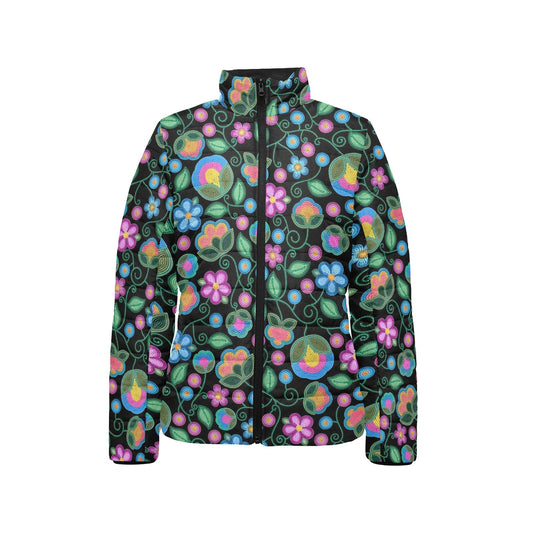 Turquoise Sunbeam Stand Collar Jacket