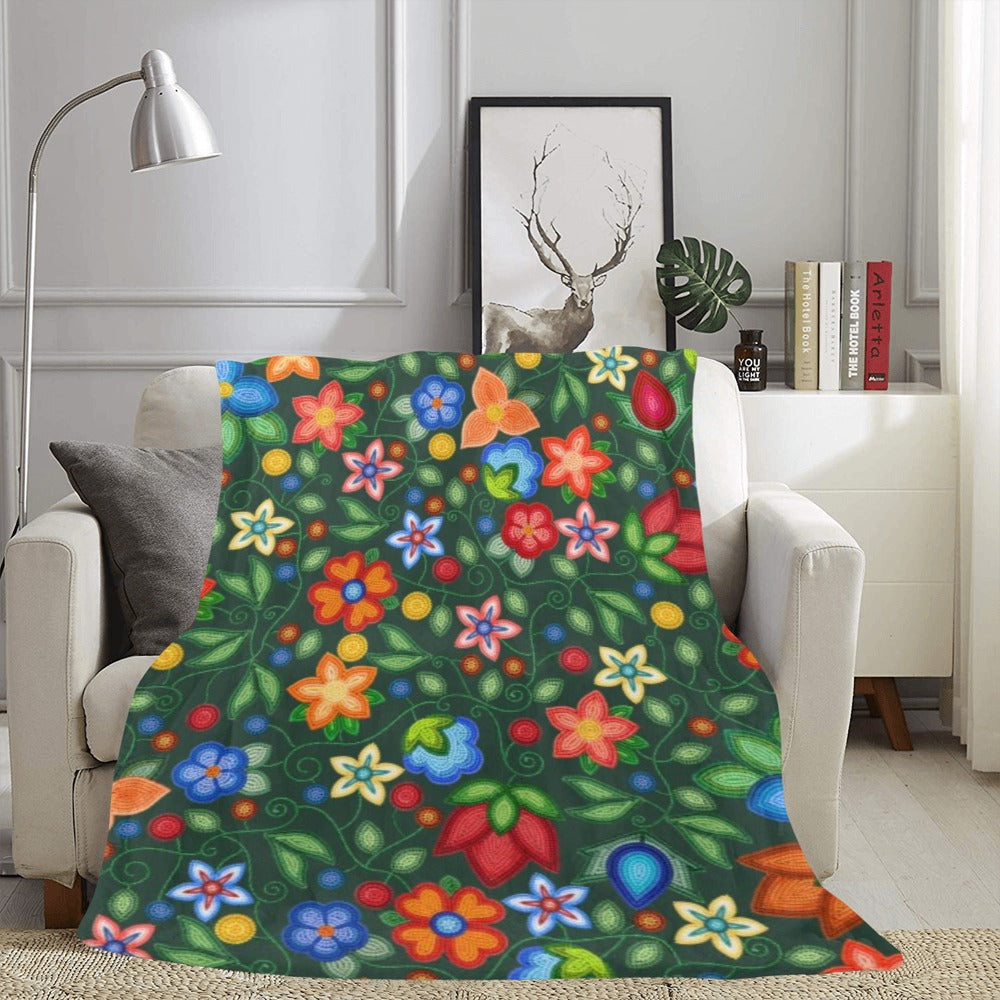Morning Harmony Forest X-Large Micro Fleece Blanket