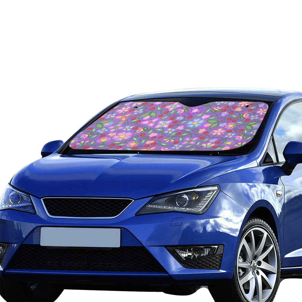 Petal Harmony Lavender Car Sun Shade 55"x30"