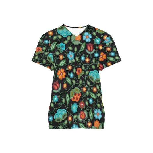 Prairie Fire Petals Scrub Top