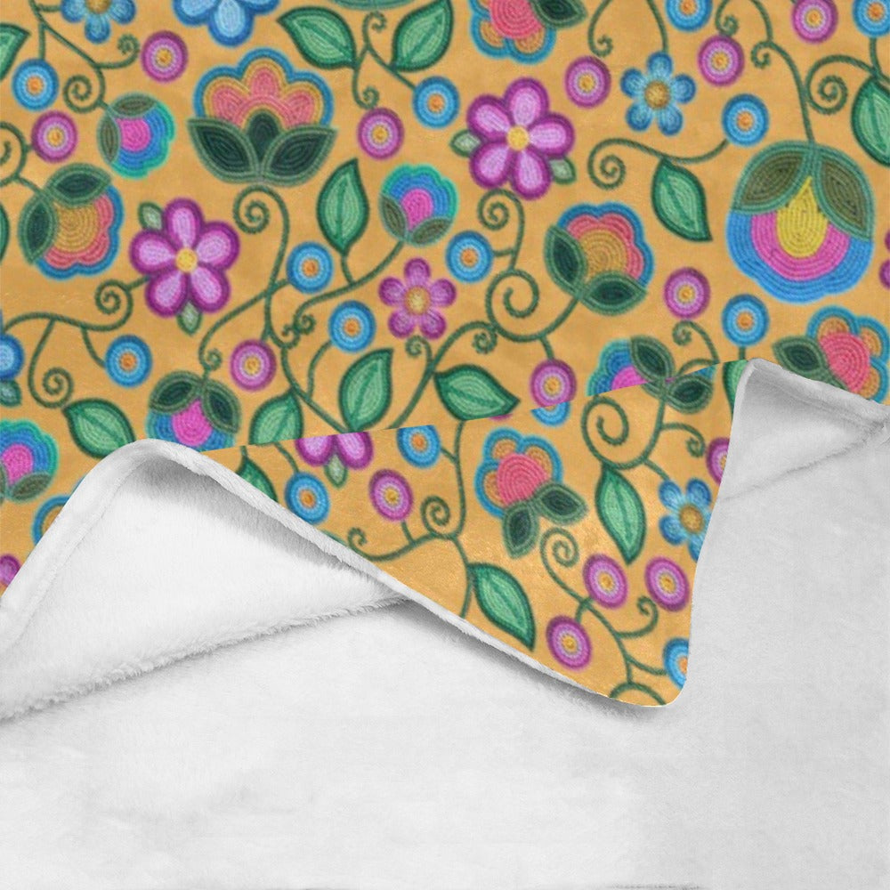 Turquoise Sunbeam Yellow Ultra-Soft Micro Fleece Blanket 40"x50"