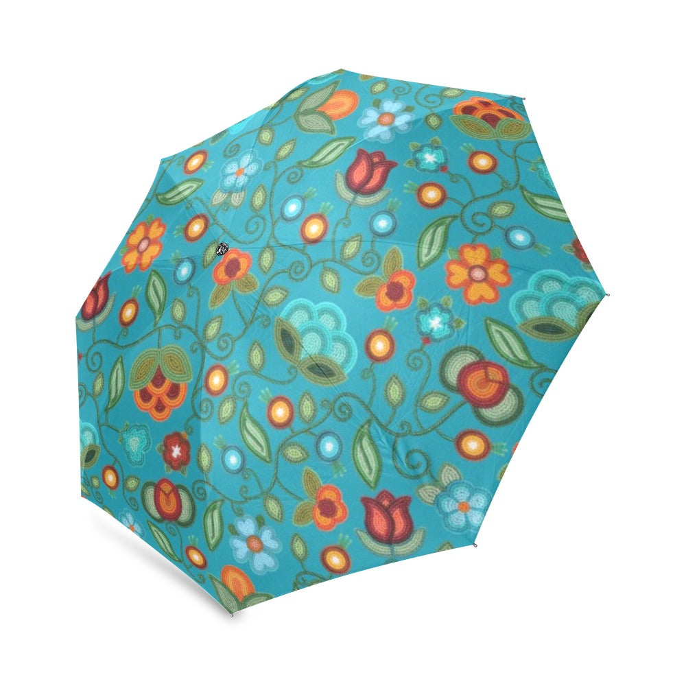 Prairie Fire Petals Ocean Foldable Umbrella