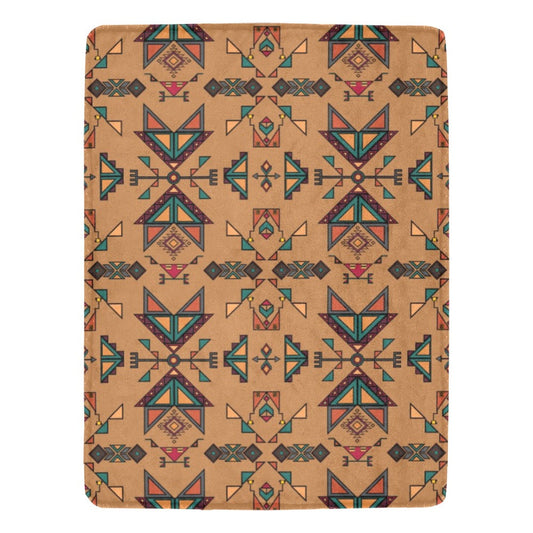 Arrow Dawn Brown X-Large Micro Fleece Blanket