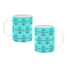 Load image into Gallery viewer, Dakota Damask Turquoise Mug
