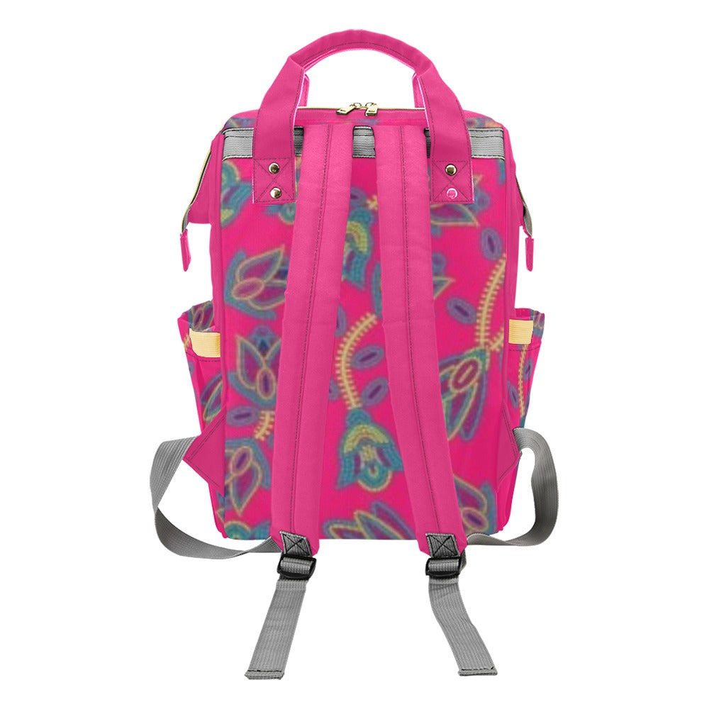 Beaded Lemonade Multi-Function Diaper Backpack/Diaper Bag