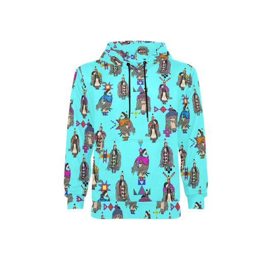 Women's Tradish Dancers Turquoise Fleece Hoodie