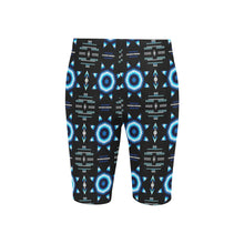 Load image into Gallery viewer, Rising Star Wolf Moon Men&#39;s Knee Length Swimming Trunks
