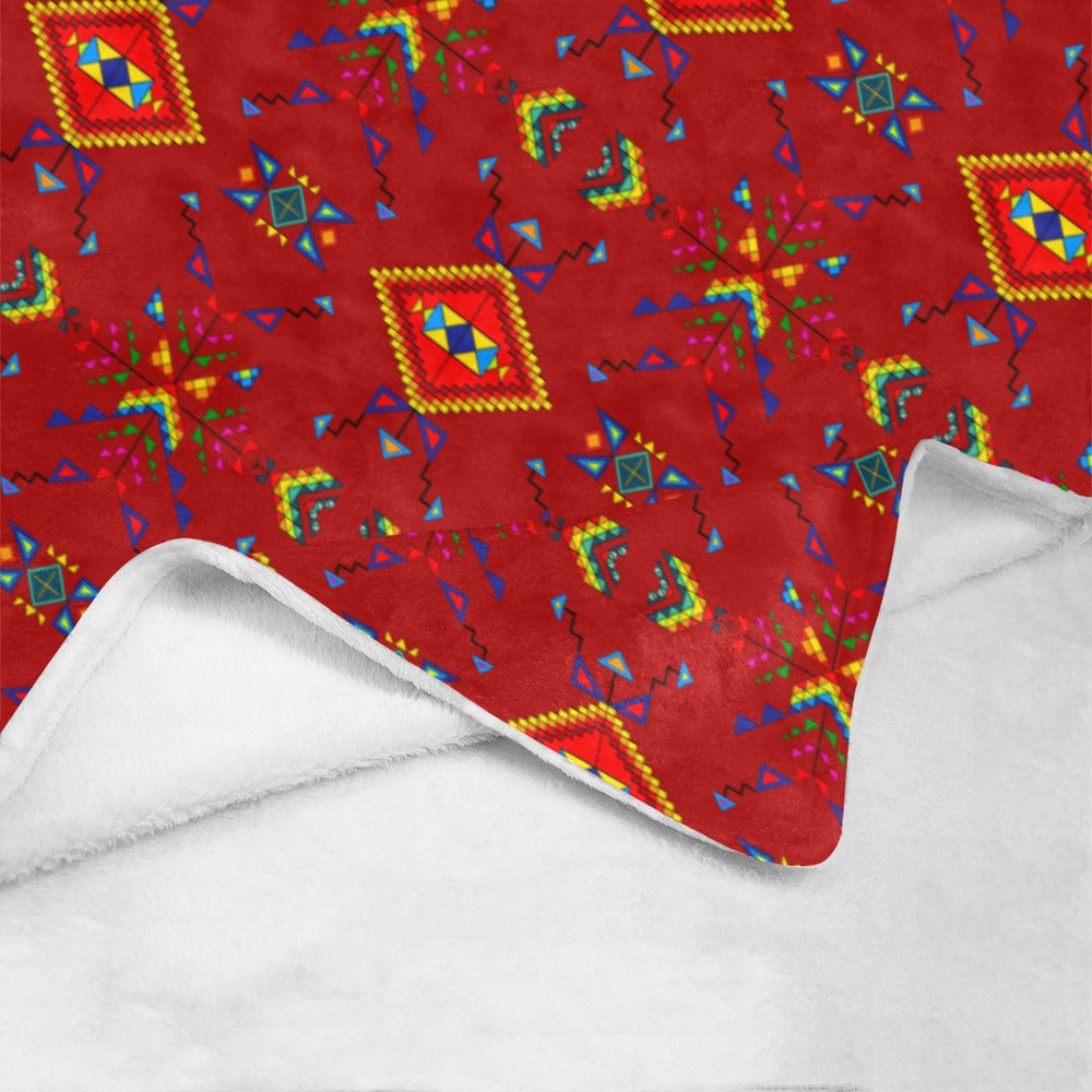 Buffalo Jump Red Ultra-Soft Micro Fleece Blanket 40"x50"