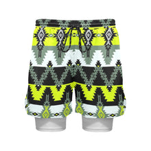 Load image into Gallery viewer, Two Spirit Medicine Men&#39;s Sports Shorts with Compression Liner
