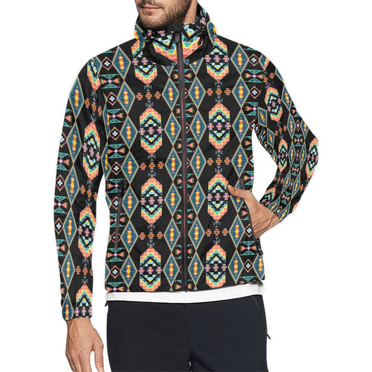 Travois Tipi Black Men's Windbreaker