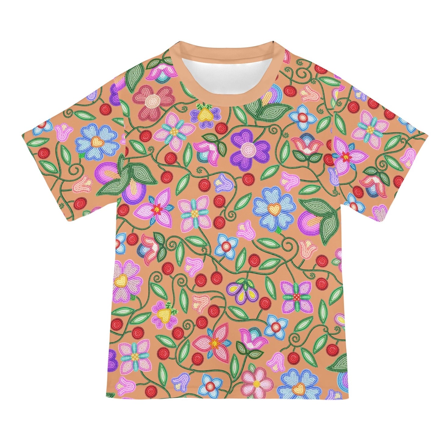 Petal Harmony Terracotta Tee
