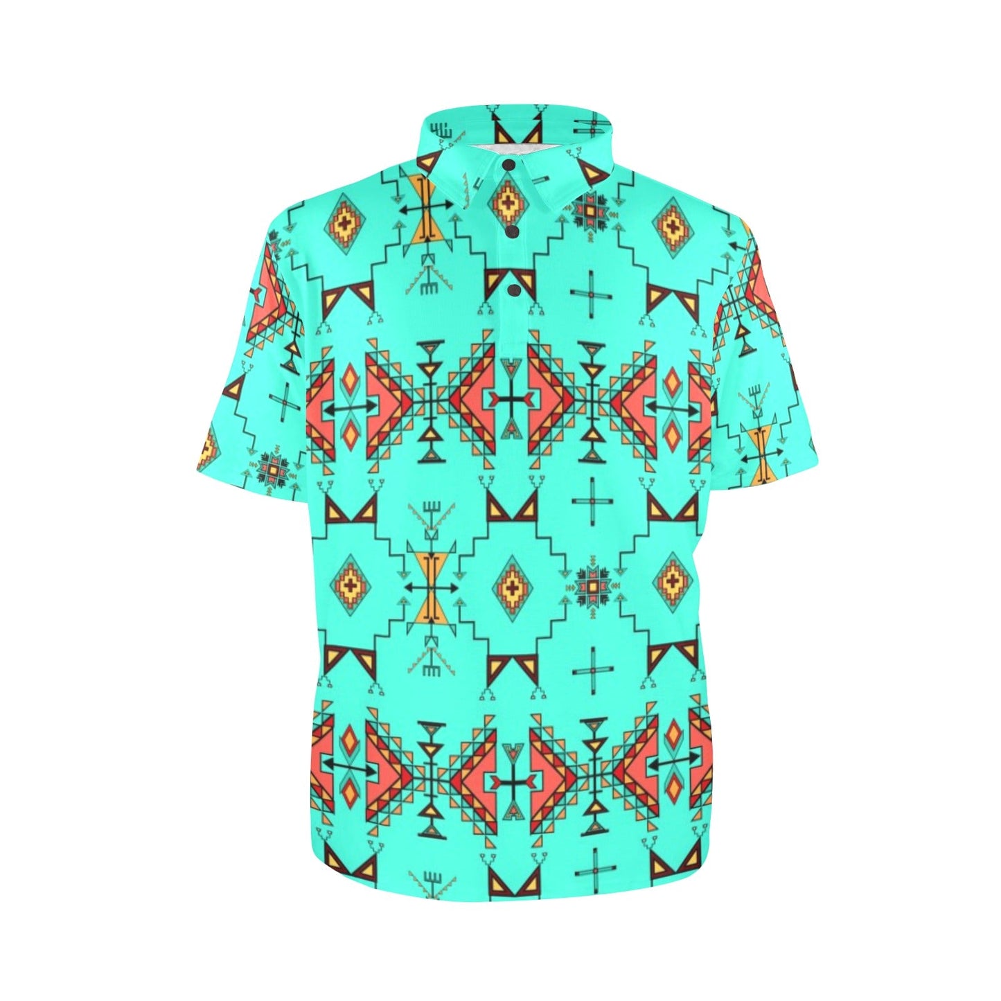 Thunder Flight Turquoise Polo Shirt