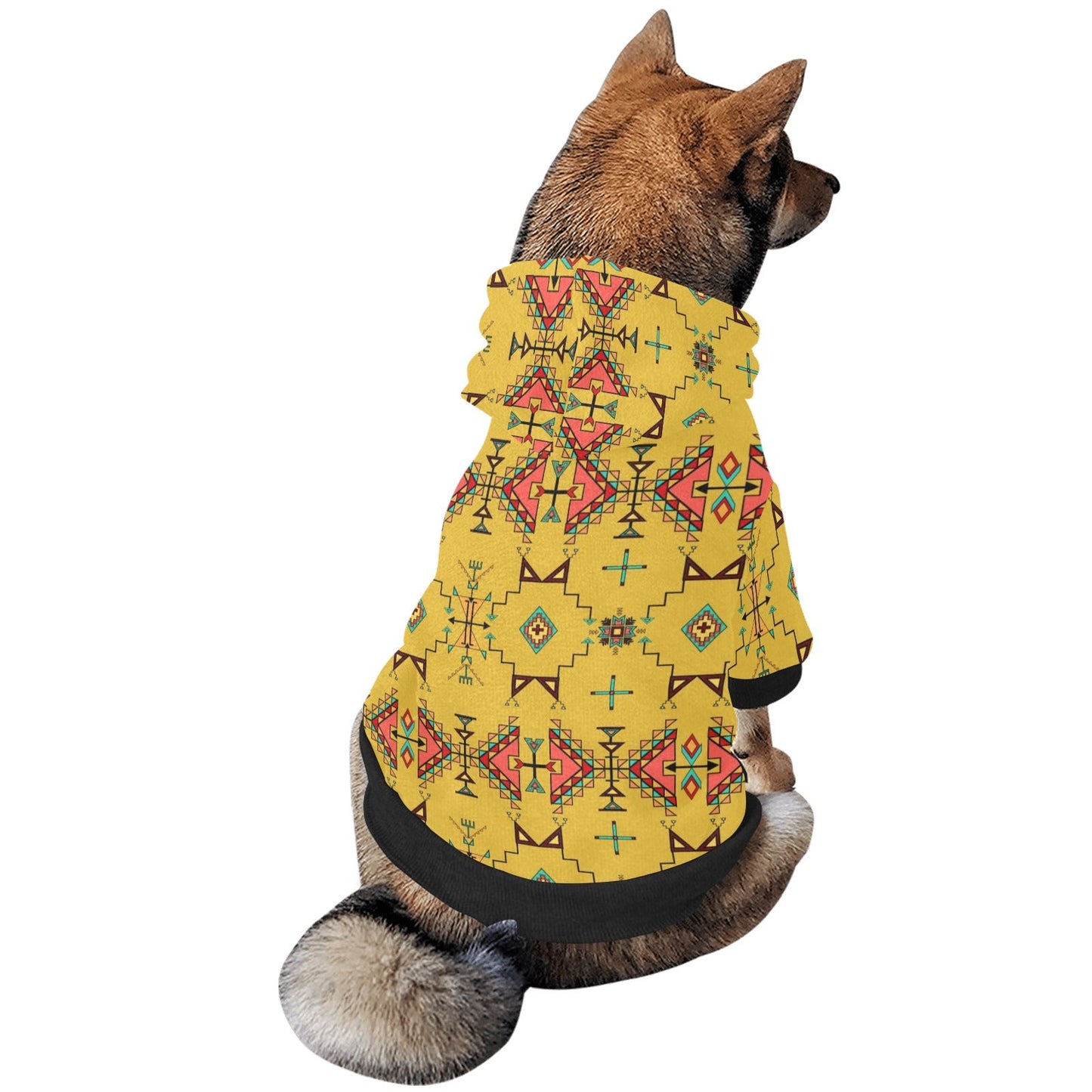 Thunder Flight Yellow Pet Dog Hoodie