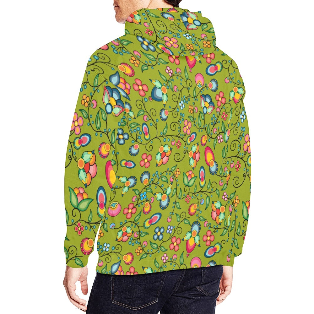 Floral Bounty Sweetgrass Hoodie for Men