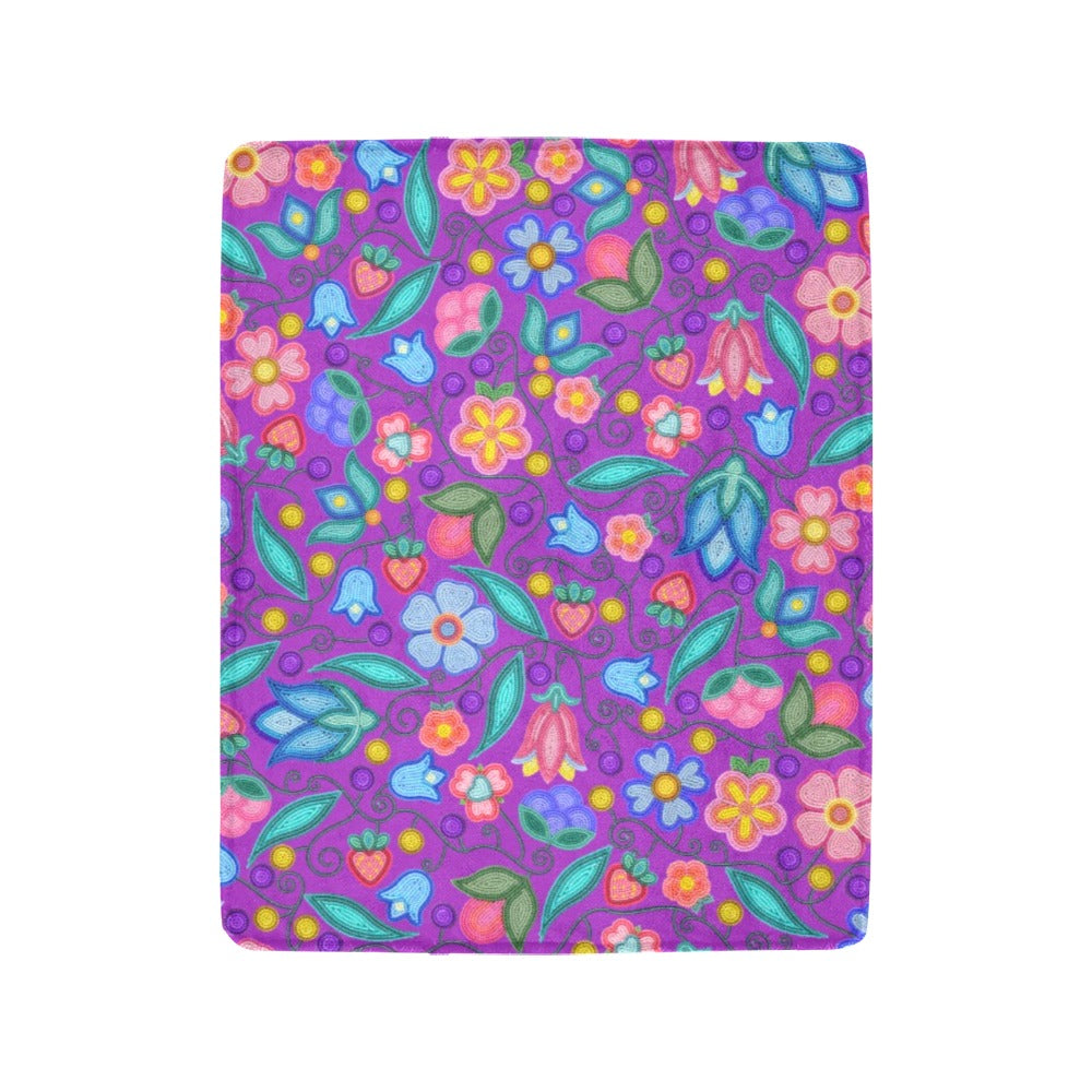 Sweet Offering Purple Ultra-Soft Micro Fleece Blanket 40"x50"