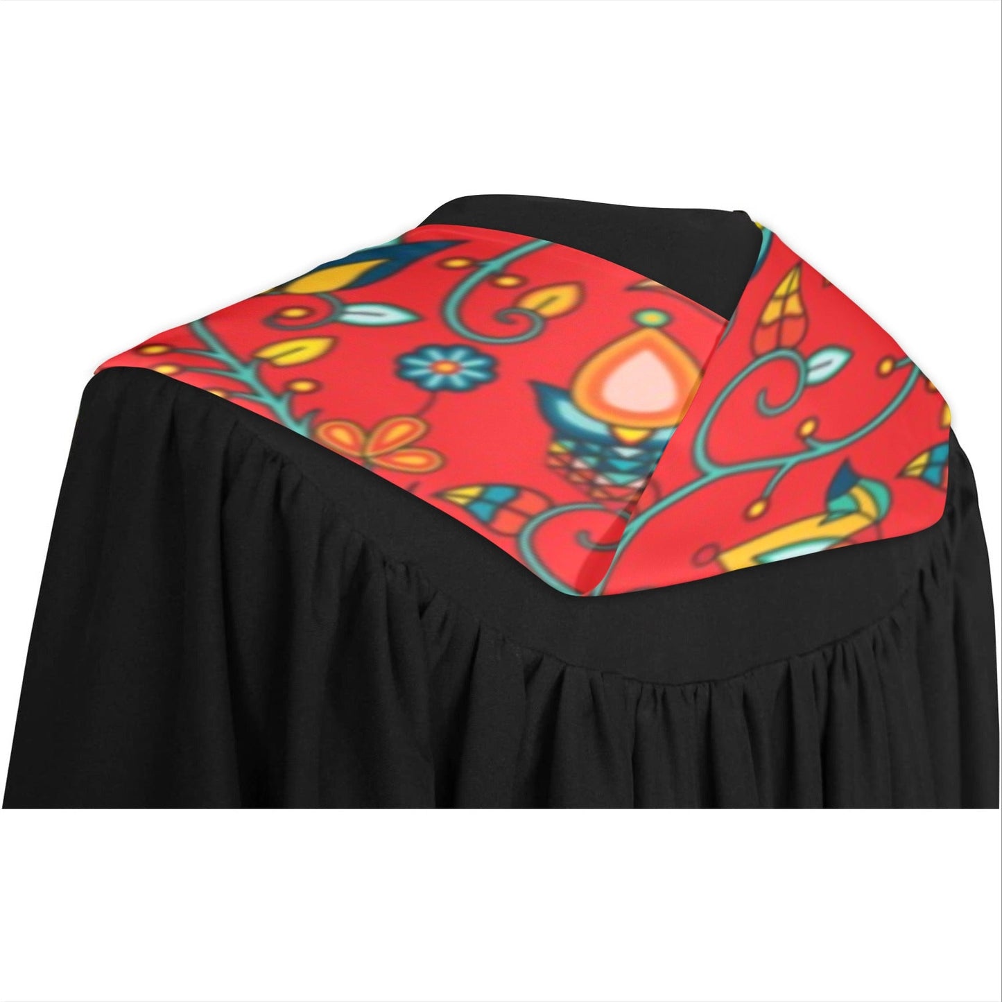Thorny Path Red Graduation Stole