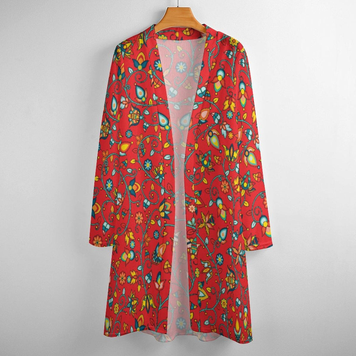 Thorny Path Red Cardigan