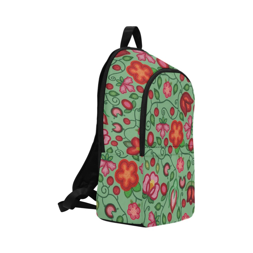 Rose Reverie Green Backpack