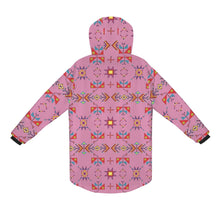 Load image into Gallery viewer, Scattered Generations Pink Unisex Sherpa Lined Hooded Coat
