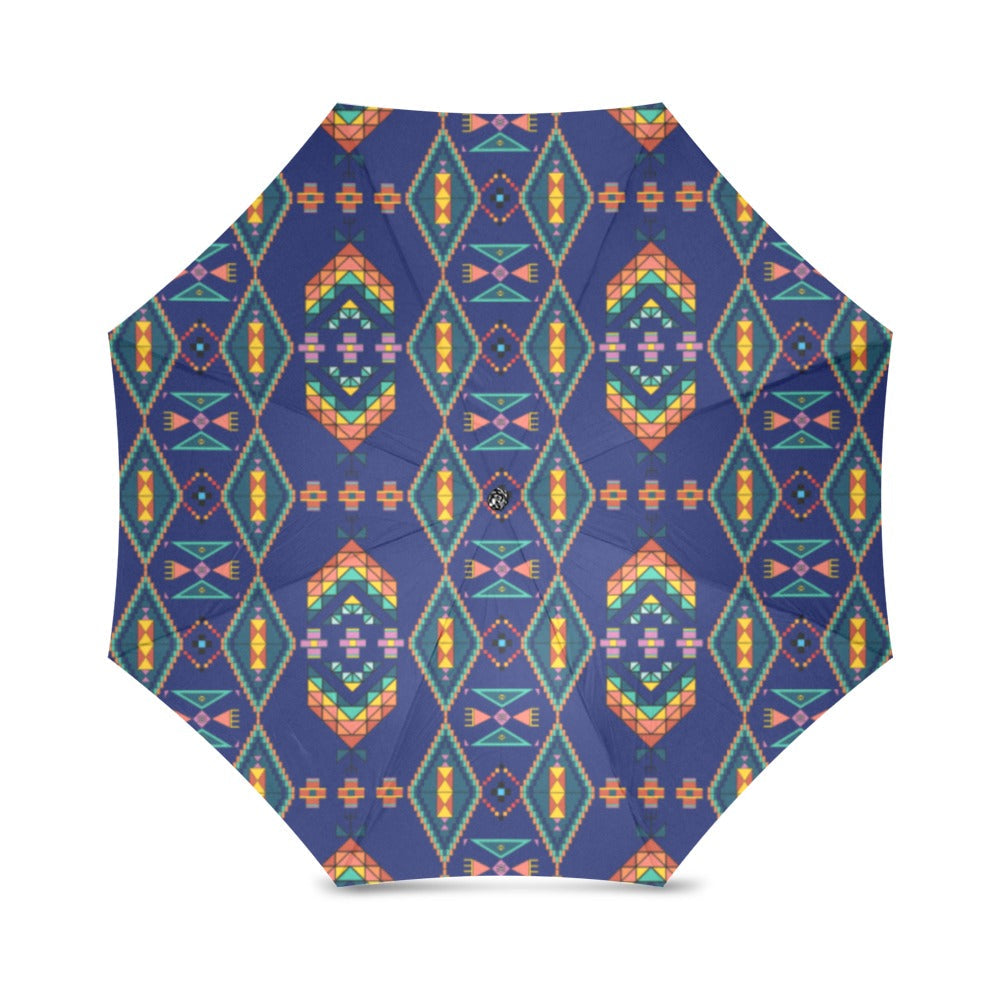 Travois Tipi Blue Foldable Umbrella