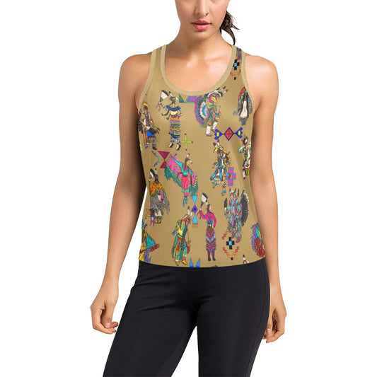Grand Entry Dancers Earth Women's Racerback Tank Top