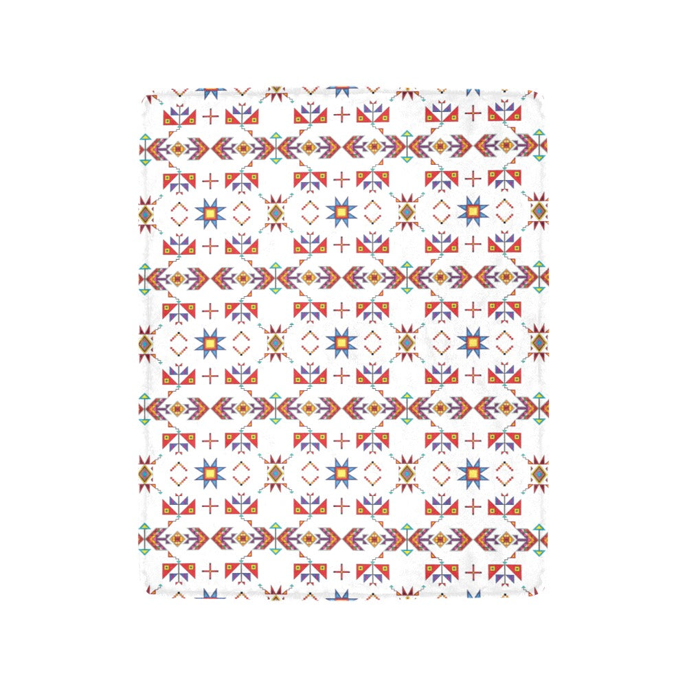 Scattered Generations White Ultra-Soft Micro Fleece Blanket 40"x50"