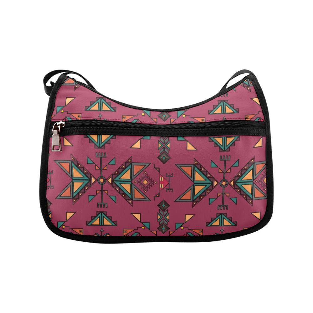 Arrow Dawn Maroon Crossbody Bag
