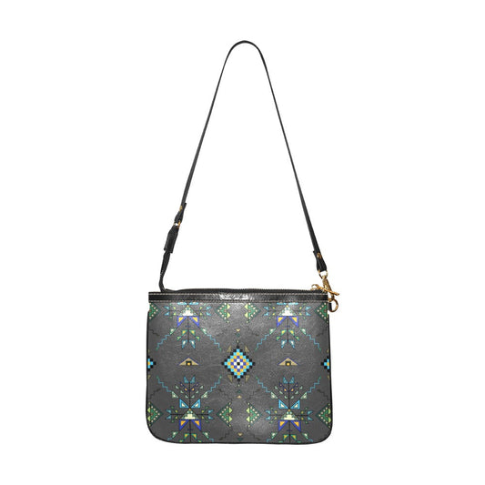 Bear Shield Dark Gray Small Shoulder Bag