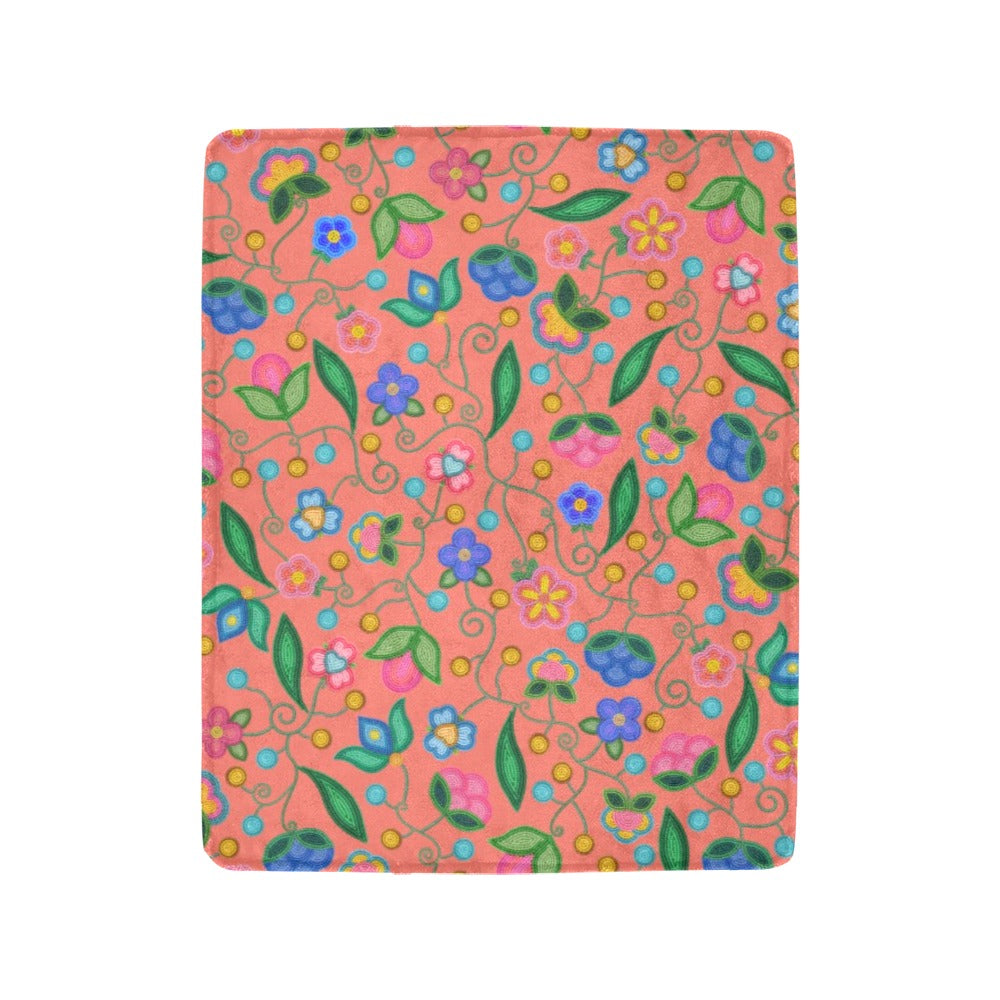 Skyberry Serenade Peach Ultra-Soft Micro Fleece Blanket 40"x50"