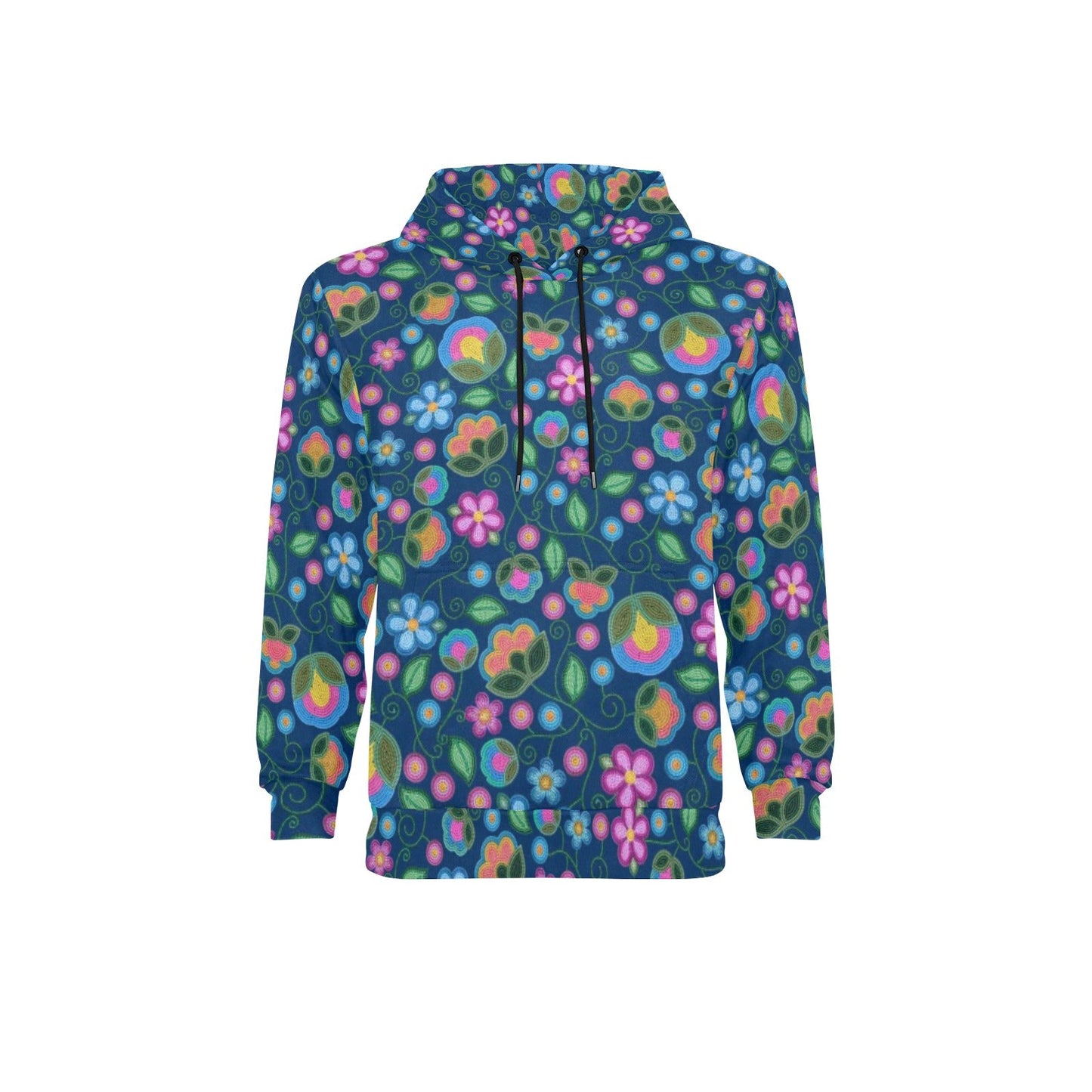 Turquoise Sunbeam Blue Fleece Hoodie