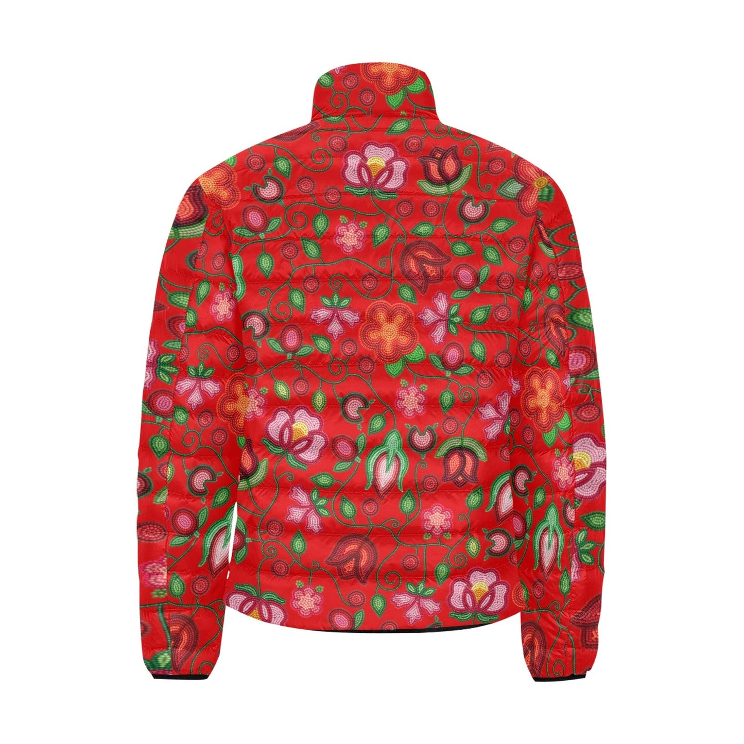 Rose Reverie Red Padded Jacket