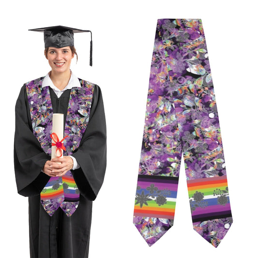 Culture in Nature Purple Graduation Stole