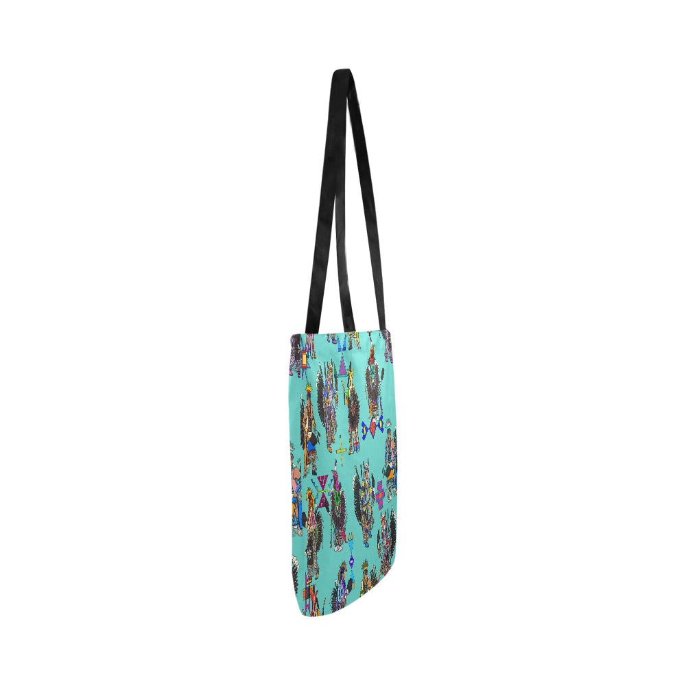 Men's Tradish Dancers Eggshell Blue Reusable Shopping Bag