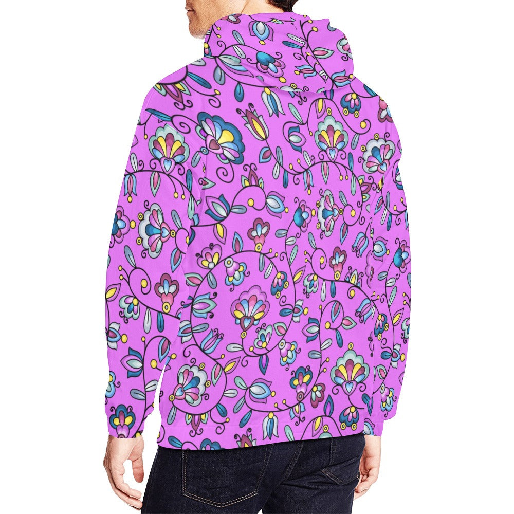 Autumn Bundle Blessing Purple Hoodie for Men