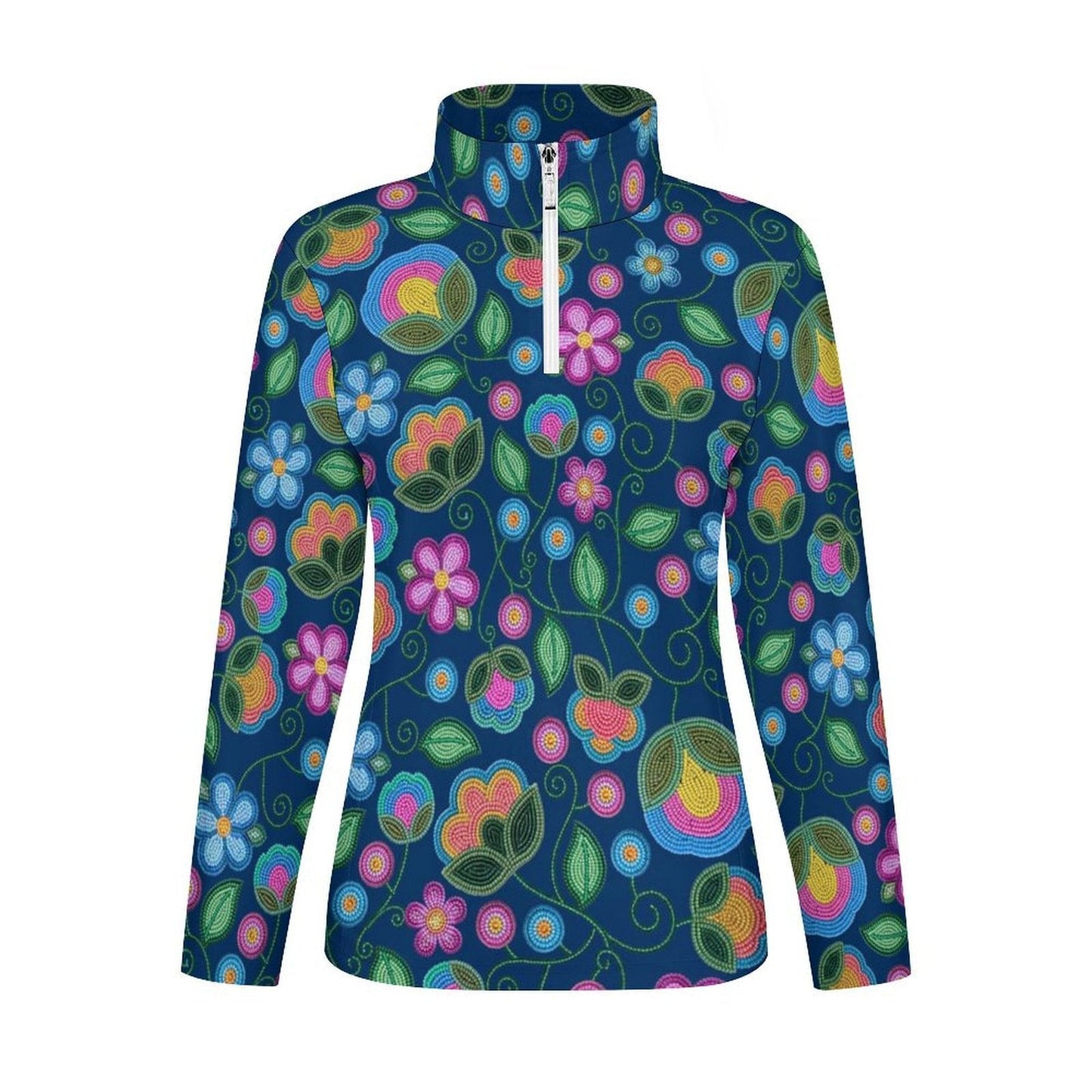 Turquoise Sunbeam Blue Long Sleeve Yoga Shirt