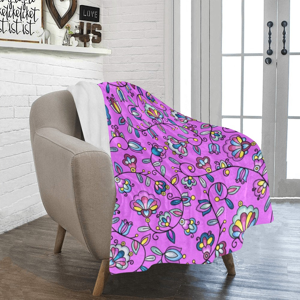 Autumn Bundle Blessing Purple Ultra-Soft Micro Fleece Blanket 40"x50"