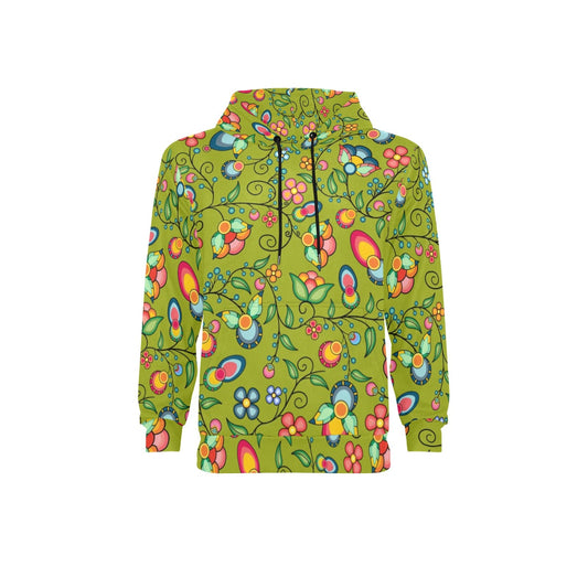 Floral Bounty Sweetgrass Fleece Hoodie