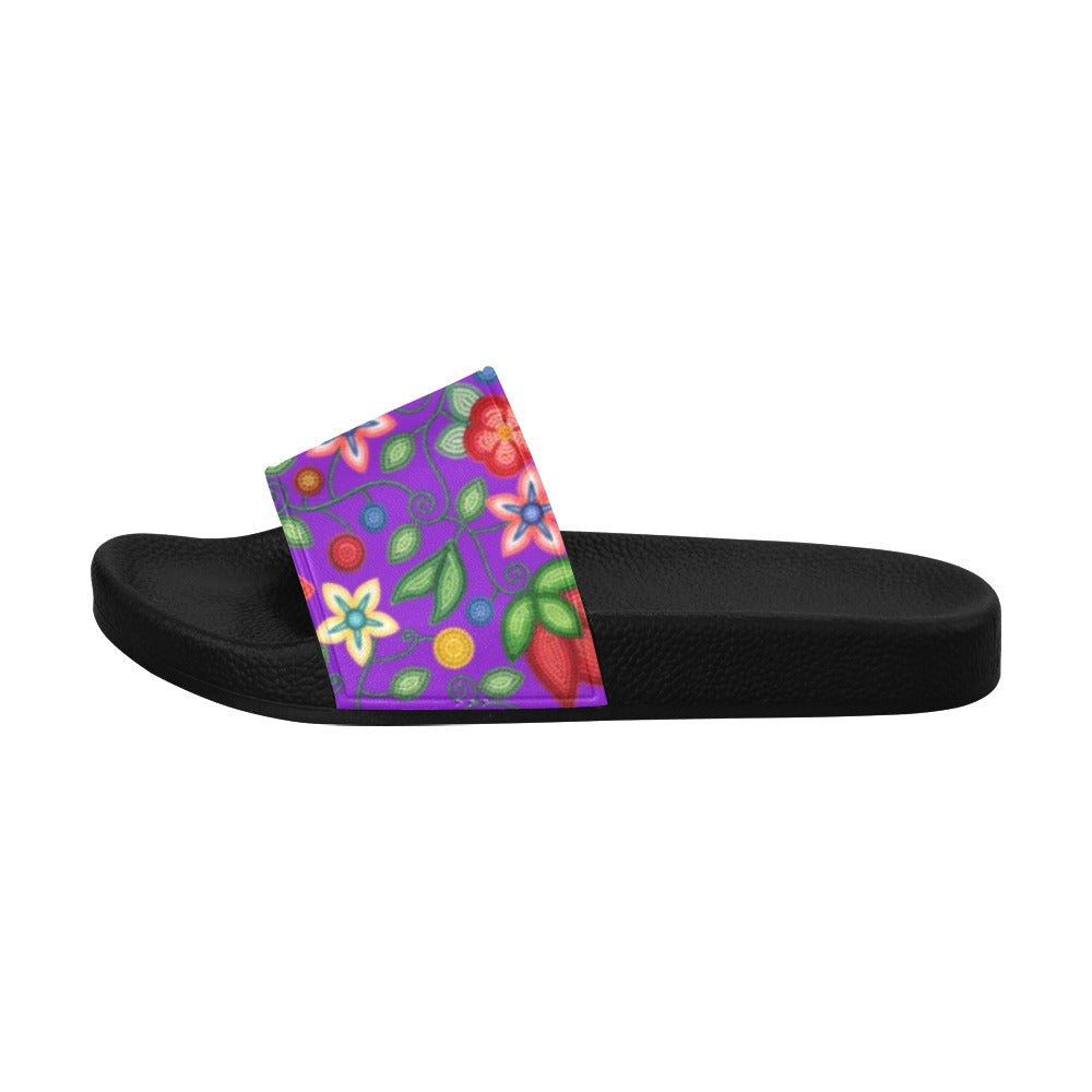 Morning Harmony Purple Men's Slide Sandals
