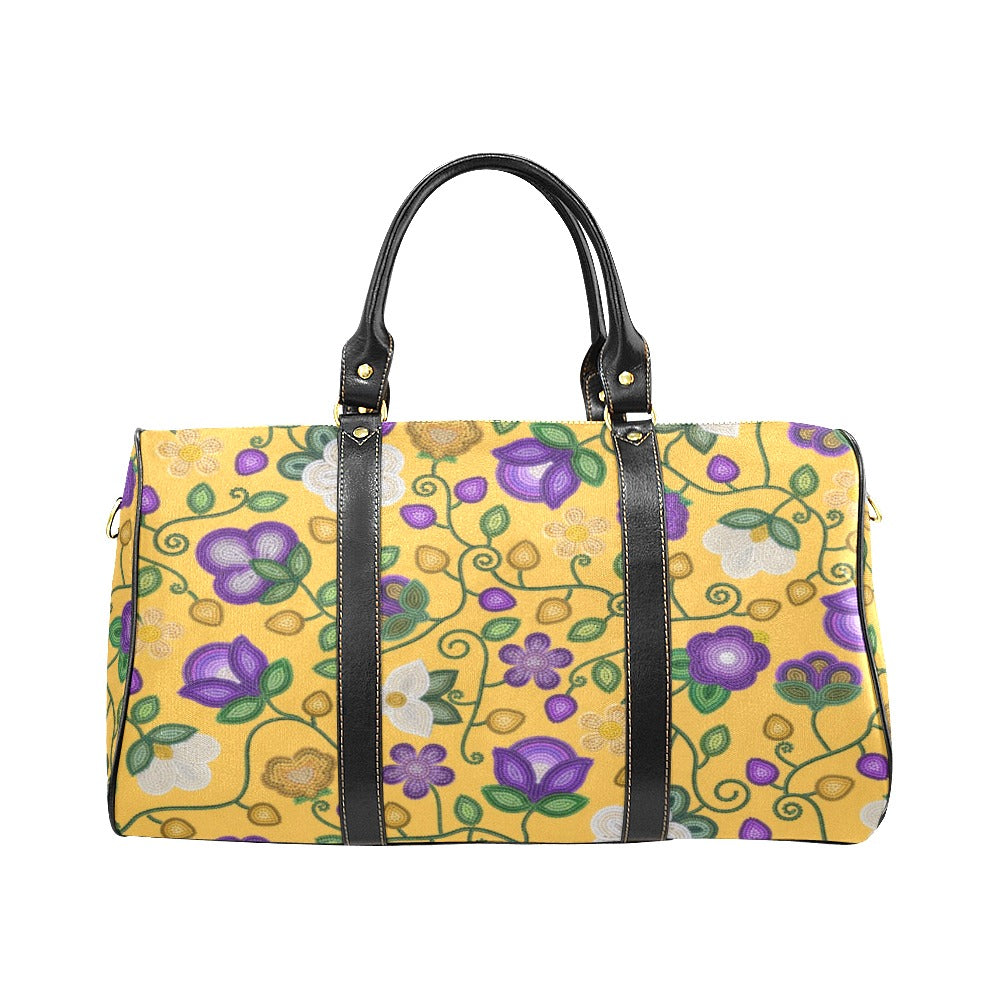 Midnight Moss Bloom Yellow Small Travel Bag