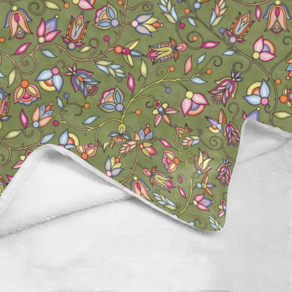 Buffalo Bloom Sage X-Large Micro Fleece Blanket