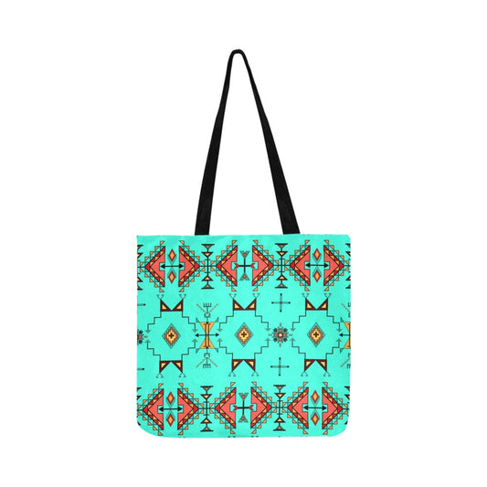 Thunder Flight Turquoise Reusable Shopping Bag