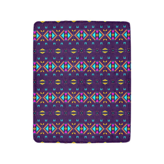 Rite of Passage Dark Purple Ultra-Soft Micro Fleece Blanket 40"x50"